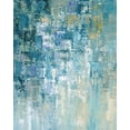 thumbnail image 2 of Nan 12x14 Black Ornate Wood Framed with Double Matting Museum Art Print Titled - I Love the Rain Detail II, 2 of 4