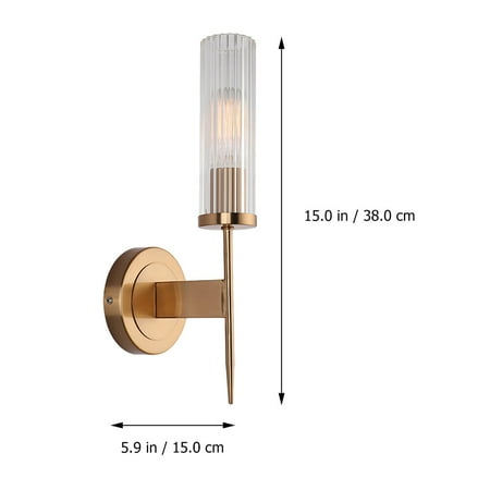 

1Pc Bedroom LED Wall Light Unique Simple Wall Light Home Hanging Lamp Golden