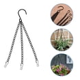 thumbnail image 3 of WMGHA ‌Hanging Flower Pot Chain - Hanging Plant Chains Flower Pot Hangers with Clips and Hooks 3 Point Replacement Chain Holders for Baskets Bird Feeders Planters and Other Ornaments, 3 of 6