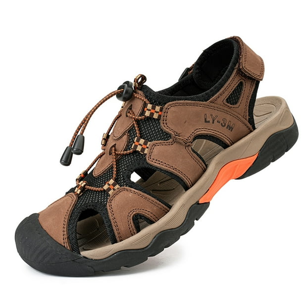 Sandalias deportivas para hombre Sandalias de senderismo con punta cerrada Sandalias deportivas ligeras Casual