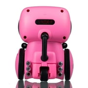 (2 pack) Contixo Robot Toys for Kids, Talking Dancing Interactive Smart Robot Toy Ages 3-8, Kids Robot R1 Mini, Pink