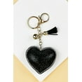 thumbnail image 5 of Heart Shaped Rhinestone Keychain with Clip Snap Hook, 5 of 10