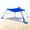 Royal Blue, variant on Beach Tent Sun Shelter UPF50+ - Easy Pop Up Beach Canopy - Outdoor Shade for Camping Trips, Fishing, Backyard Fun Picnics - Sand Shovel, Ground Pegs & Stability Poles, Sky Blue