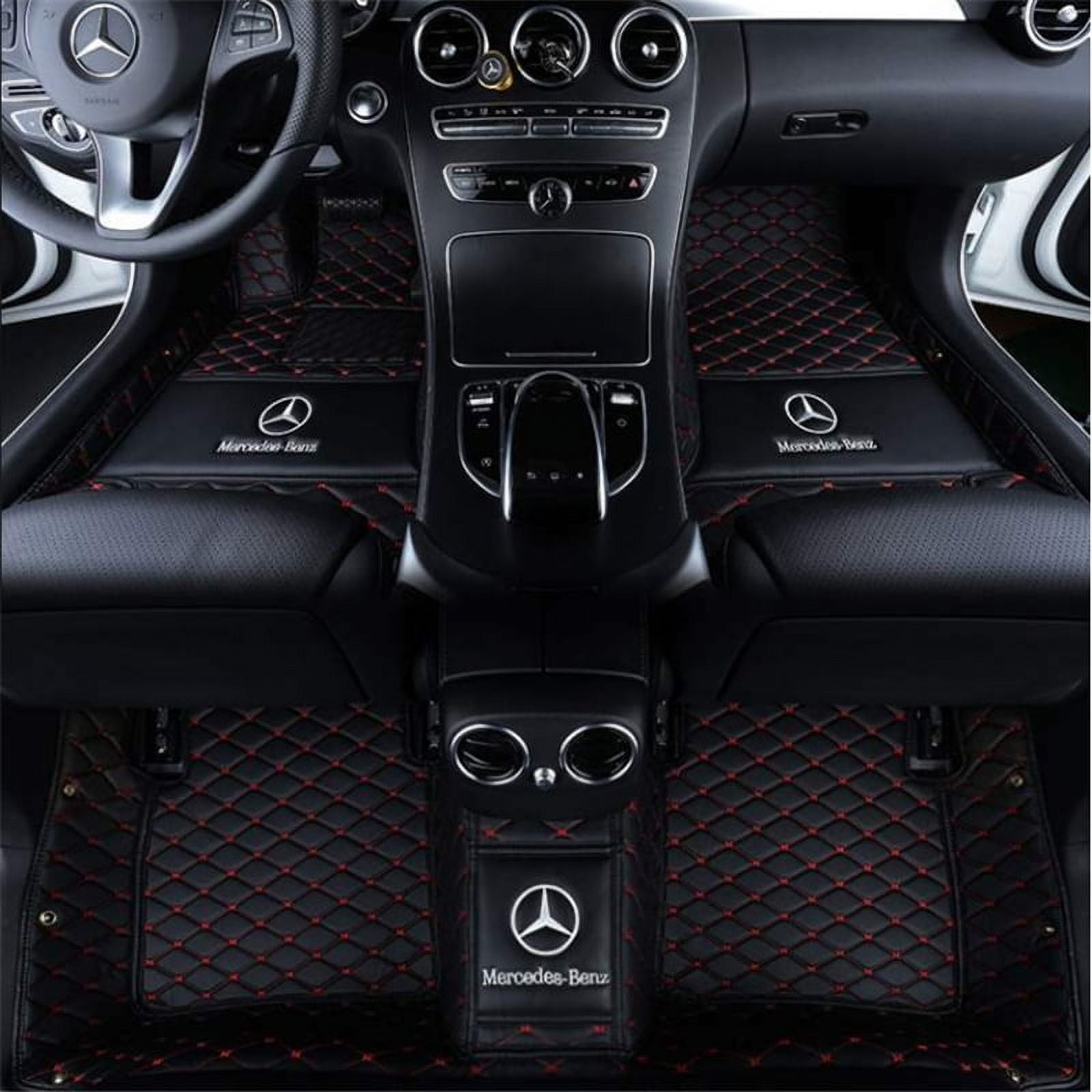 Mercedes-Benz W220 long axis Waterproof Leather Car Floor Mats Car Carpet