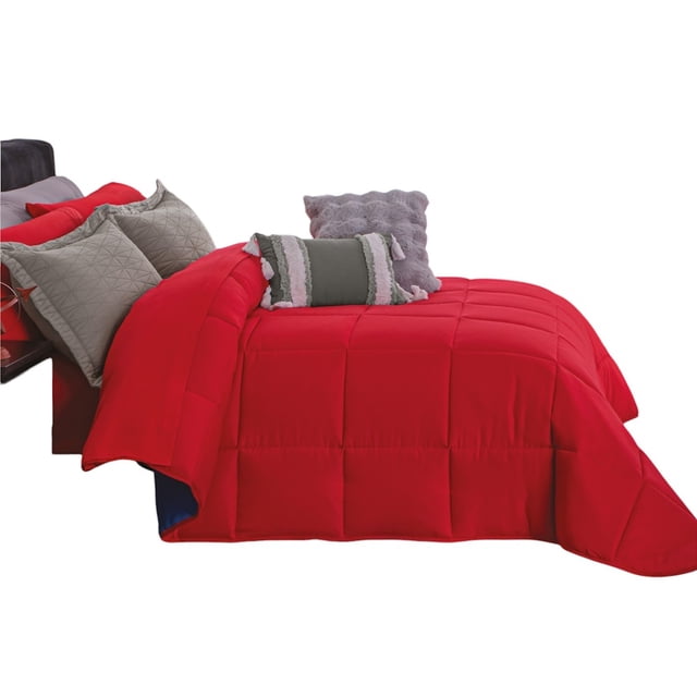 Edredón Essencial Rojo Mat XL/QS Poliéster Concord