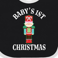thumbnail image 4 of Inktastic Babys 1st Christmas Nutcracker Boys or Girls Baby Bib, 4 of 4