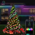 thumbnail image 2 of Amdohai Guirlande Lumineuse de Sapin de Noël RVB Intelligente avec Contrôle Bluetooth, Guirlande Lumineuse LED USB pour l'Extérieur, Télécommande via Application, Guirlande Féerique, Décoration, 2 of 8