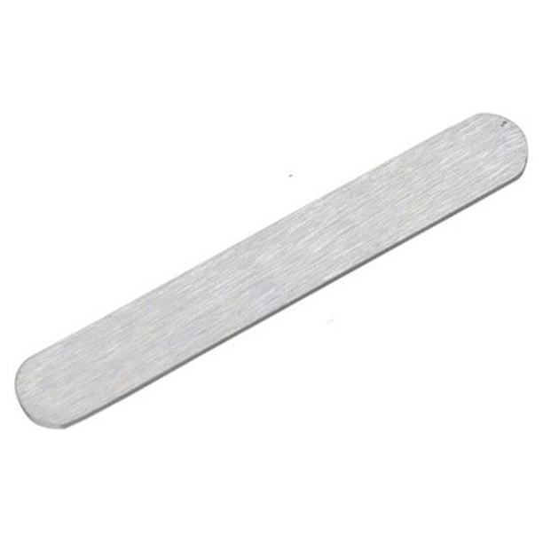 Minnieouse abierta de aluminio profesional, brazalete portátil en blanco, espacios en blanco, fabricación de joyas, estampado, decoración Ropa, zapatos y accesorios Miscelánea 12x56mm