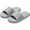 Grey, variant on Men Slippers Unisex Pillow Cloud Slippers Thick Sole Comfort Lightweight Easy Clean Indoor Shower Beach Slides