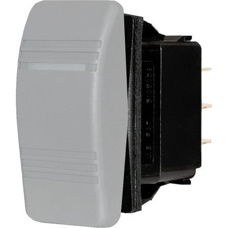 Blue Sea Switch - Blue Sea Systems SPST Grey Contura Switch, Off/On