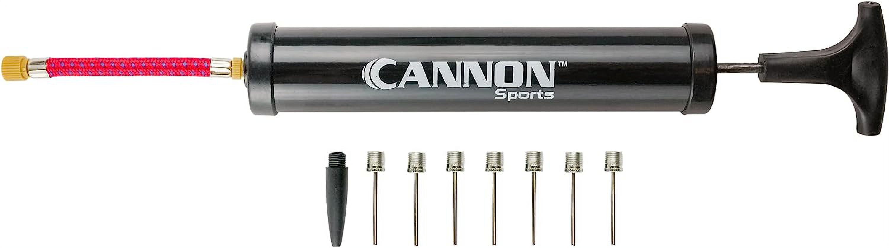 Cannon Sports Official Size Football - Composite Leather Football with Extra Grip & Durable Construction for All-Weather Play – Regulation Size Ball with Pump (Black/Gold, Official)