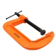thumbnail image 1 of LLC 1pcs Premium Heavy Thicken G Type Hand Screw Clamp with Carbon Steel Rod(1 Inch)-orange, 1 of 5