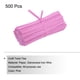 thumbnail image 3 of Cintas de Torsión Uxcell 3.5" Cierre de Papel para Bolsas de Fiesta Manualidades Rosa 500 Paquete, 3 of 7