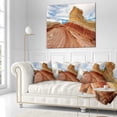 thumbnail image 2 of Designart Paria Plateau in Northern Arizona - Landscape Printed Throw Pillow - 16x16, 2 of 4