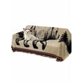 thumbnail image 2 of Brown Black Bear Couch Cover Sofa Covers 3 Cushion Sectional Couch, Farmhouse Cabin Forest Vintage Washable Sofa Covers Slipcover Sectional Sofa Cover, Furniture Protector 71"x150", 2 of 9