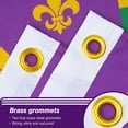 mardi gras flag 3x5