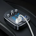thumbnail image 2 of Car FM Transmitter Bluetooth 5.0 Wireless Handsfree Audio Receiver Auto MP3 Player Dual USB 3.1A Fast Charger Car Accessories, 2 of 4