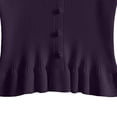 thumbnail image 6 of EnJoCho Girls Ribbed Knit Cam𝗂 Top Strap Button Front Spaghetti Strap Lettuce Fitted Sleeveless Crop Top for Kids Teens Blouse Girls Sleeveless Tank Top Holiday, 6 of 6