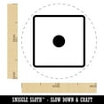 thumbnail image 2 of One 1 Dice Die Self-Inking Rubber Stamp Ink Stamper - Lime Green Ink - Medium 1 Inch, 2 of 7