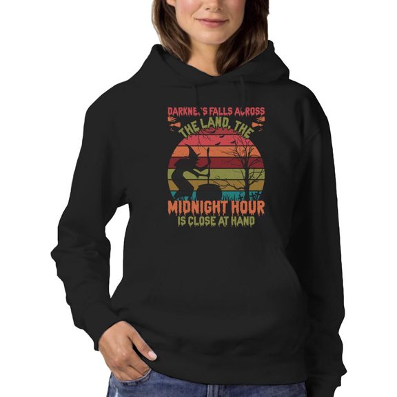Midnight Hour Close At Hand Hoodie Women -Image by Shutterstock, Female 4X-Large