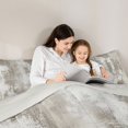 thumbnail image 4 of Homewish Vintage Ombre Gray Twin Comforter Sets,Retro Abstract Art Bedding Set,Light Gray Reversible,2-Piece,1 Comforter and 1 Pillowcase, 4 of 7