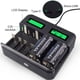 thumbnail image 5 of Matsuzay de AA/AAA de plástico, interfaz USB portátil de 8 ranuras, 1800mA, protección profesional contra cortocircuitos, Baterías de general, 5 of 6