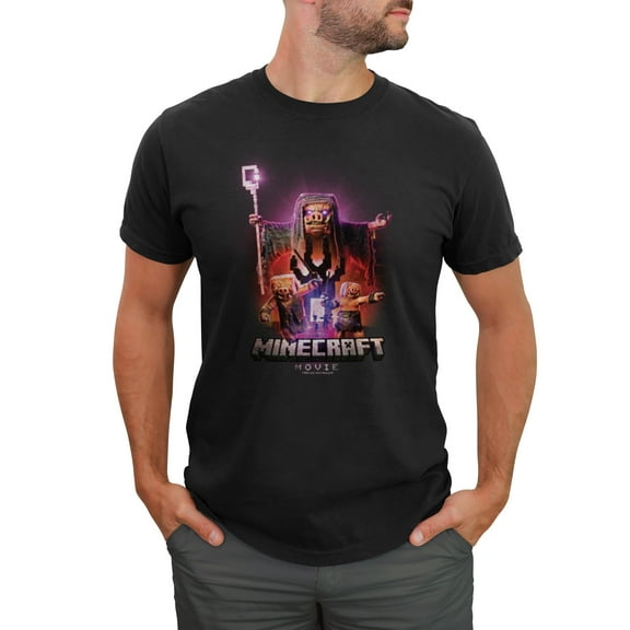 Men's A Minecraft Movie Piglin General Pose Graphic T-Shirt