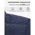 thumbnail image 6 of Wantdo Men's Puffer Jacket Windproof Winter Cotton Coat Hooded Winter Jacket Navy M, 6 of 10
