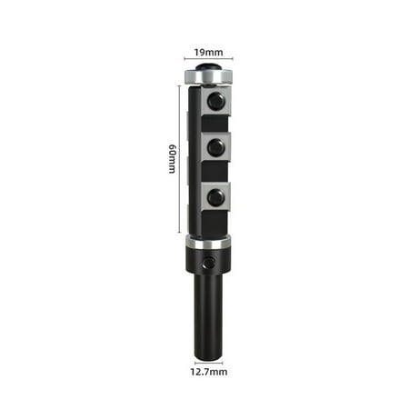 

Milling Cutter 1/2 Shank Wood Planer Bit Flush Trim Router Bit Trimming Slotting