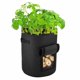 thumbnail image 5 of Bolsas de cultivo de patatas de 10 galones, paquete de 6, bolsa de plantación de jardín con ventana de dos lados con mango duradero, macetas de tela no tejida gruesa bolsas de cultivo de ver, 5 of 5