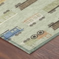 thumbnail image 3 of Addison Rugs Chantille Indoor/Outdoor Transitional Kids Celery Machine Washable Rectangle Rug, 8' x 10', 3 of 8
