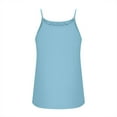 thumbnail image 5 of Liquidation! Hauts Grande Taille pour Femmes, Blouse à Manches Courtes d'Été pour Femmes, Débardeur Ample Sans Manches à Col Rond Froncé Décontracté Basique, 5 of 5