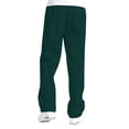 thumbnail image 5 of Ydojg Mens Hop Pants Casual Solid Color Lace Up Workout Pants With Pocket Dark Green M, 5 of 5