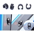 thumbnail image 2 of 30 Pcs Pinces à Vélo Noires, Pinces de Tuyau de Guidage pour Vélo de Route, 2 of 5