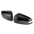 thumbnail image 3 of Wing Accessory 2pcs Side Rearview Mirror Cover Decorative Trim  Fit For  A B C E CLS CLA GLAGlossy Black, 3 of 8