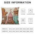 thumbnail image 5 of COMIO  Christmas Pillow Covers,Pillow Cover,Pink Gingerbread Pillow Covers,Gingerbread Coffee Decor,Pink Christmas Decor, 5 of 5