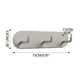 thumbnail image 3 of Adhesivo Ganchos Porta Toallas Puerta Ganchos de Pared, para Baño, Habitación, Cocina, Metal, Resistente, 2 Pares, para Dormitorio, Alta Presión, 3 of 9