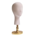 thumbnail image 2 of Yinanstore Mannequin Head Display Model Head,Multifunctional,Hat Rack Holder Hat Holder for Hats Headphone Caps Personal Use Gold Stand, 2 of 8