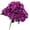 Dark Purple, variant on 5-Piece Artificial Hydrangea Flower Hanging Ornament for Home Garden Patio Wedding Door Wall Decor Spring Silk Floral Arrangement
