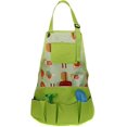 thumbnail image 1 of Delantal de jardinería para mujer Delantal de jardinero con 8 bolsillos Delantal de trabajo Oxford Delantal protector 58 * 90 cm (estilo verde B), 1 of 4