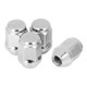 thumbnail image 1 of 4 Uds Unique Bargains M12x1.25 34mm Cromado Hexagonal Rueda Orejeta Tuercas Cono Asiento, 1 of 1