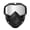 Black Frame + Mercury Lens, variant on A Full-Face Goggle with Anti-Fog High-Definition Lenses - Detachable Outdoor Goggles with Adjustable Ski Mask