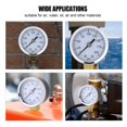 thumbnail image 4 of Mini 1/4" NPT Thread Mount Pressure Gauge, Air Pressure Meter, 2inch Air For Liquid Water For Fuel Oil, 4 of 8