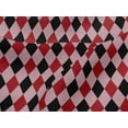 thumbnail image 4 of oneOone Viscose Jersey Pastel Pink Fabric Argyle Check Craft Projects Decor Fabric Printed By The Yard 60 Inch Wide, 4 of 5