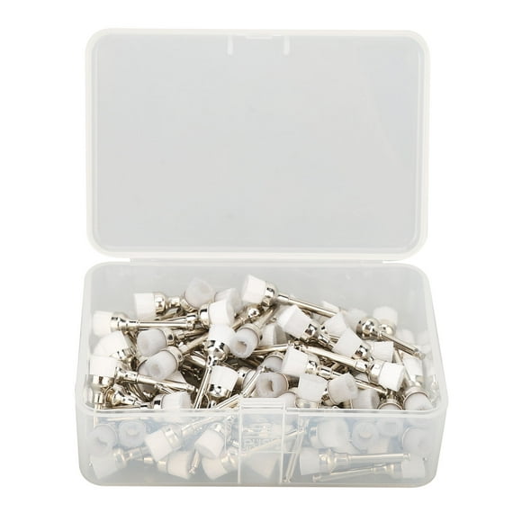 Teeth Polishing Brush, Disposable  Polishing Brush 100pcs Portable Professional  For  Hospital For Dentists Transparent