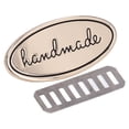 thumbnail image 3 of Metal Handmade Tag Labels, Hand Made Labels Hand Made Labels Multiple Colors Available Environmentally Friendly Exquisite Tag DIY Bag Label for DIY Bags Wallets, 3 of 7