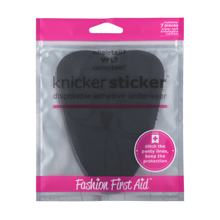 Knicker Sticker: Disposable Adhesive Stick On Underwear (7 pieces