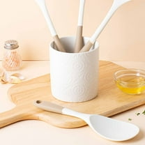 ZZkhGO Non-stick Silicone Spatula, High Temperature Resistant Soup Spoon, Removable Food Grade Kitchenware for Stir-fry