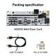 thumbnail image 2 of VER012MAX PCI-E Card Cable Express 1x a 16x 6pin Extender Reemplazo Adaptador externo Accesorio de extensión para computadora de escritorio Negro Eigraketly EL005844-01, 2 of 6