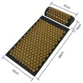 thumbnail image 3 of Colchoneta de masaje de yoga con almohada Cojín de pinchos para aliviar el dolor de acupresión (naranja) Likrtyny Para estrenar, 3 of 8